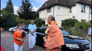 Sripada Bhakti Vikasa Swami Arrives At Canterbury, UK screenshot 5
