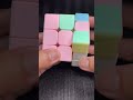 Playing 3x3 pastel color Rubik&rsquo;s cube #rubiks #satisfying #asmr #asmr #fun #shorts