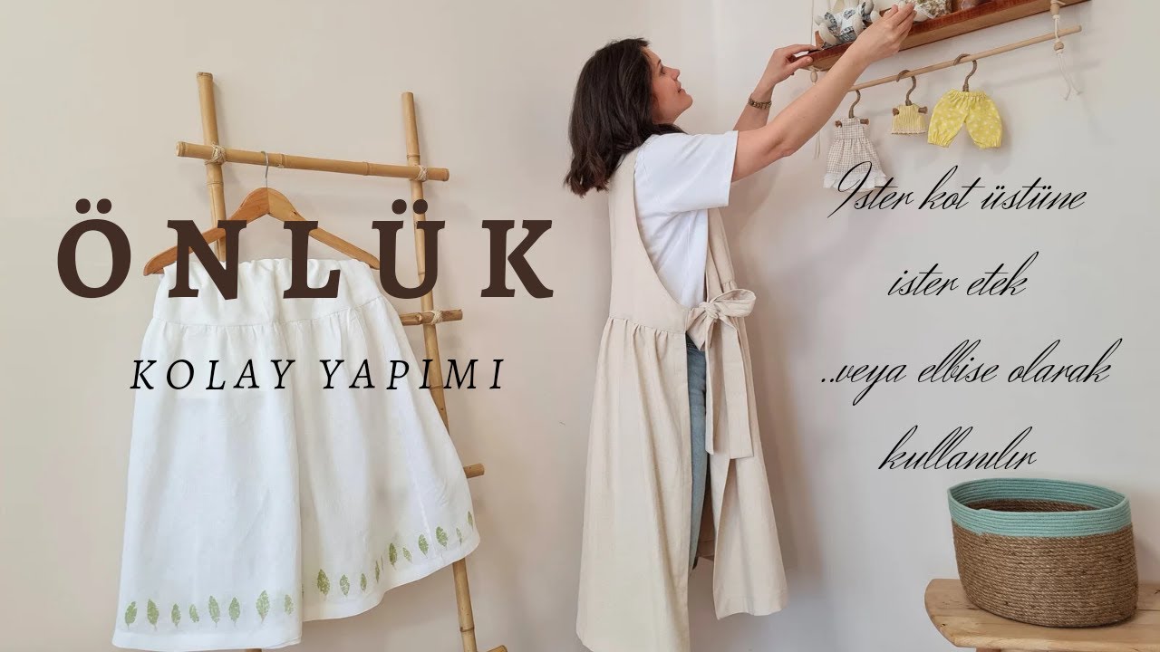 Önlük yapımı. Kolay ve pratik dikiş