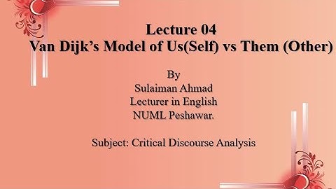 Lecture#04 (Part#A): Van Dijk