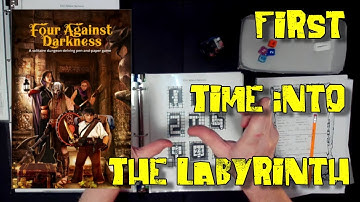 Four Against Darkness - First Foray Into The Labyrinth! #1 | Blobber Solo RPG Relaxation