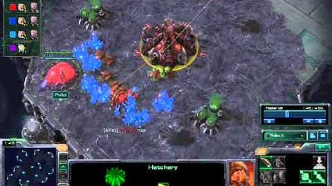 Starcraft 2 Zergling rush