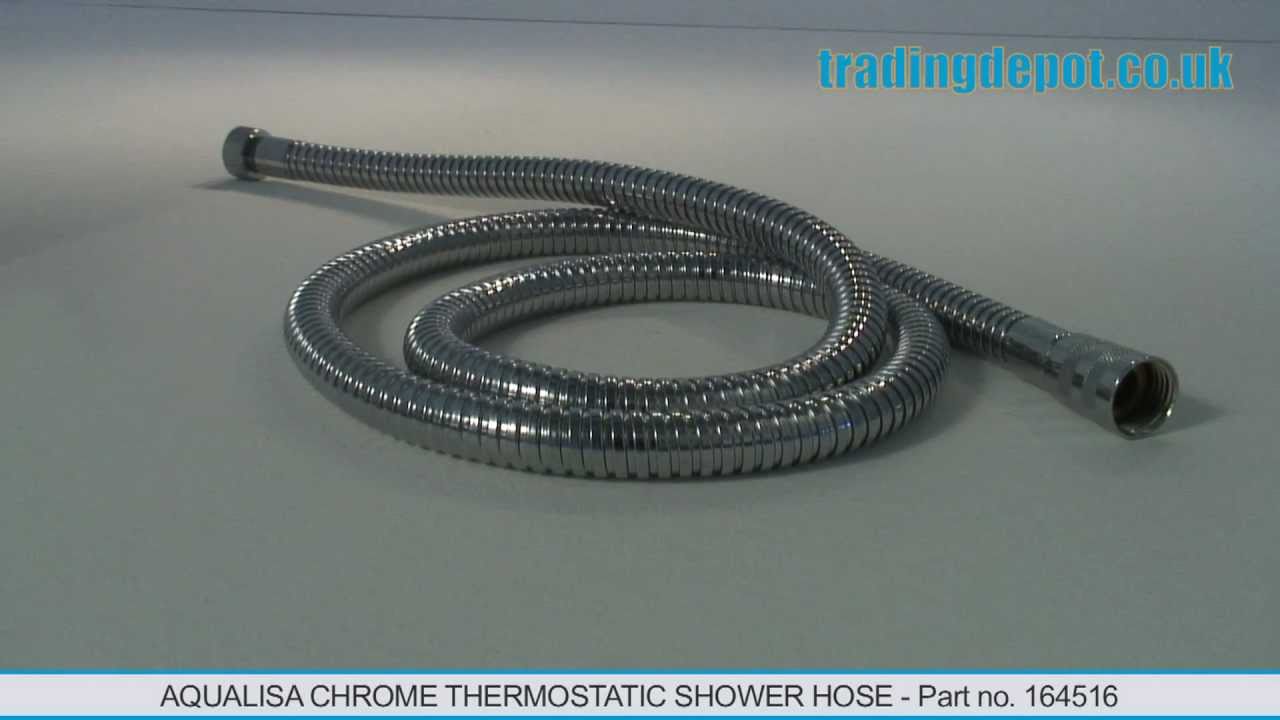 TRADING DEPOT Aqualisa Chrome Thermostatic Shower Hose Part no 164516