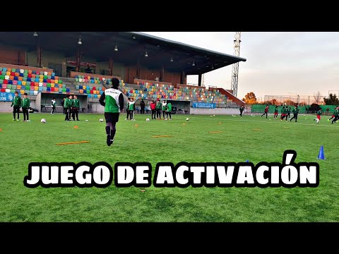 JUEGO DE ACTIVACIÓN PARA FÚTBOL