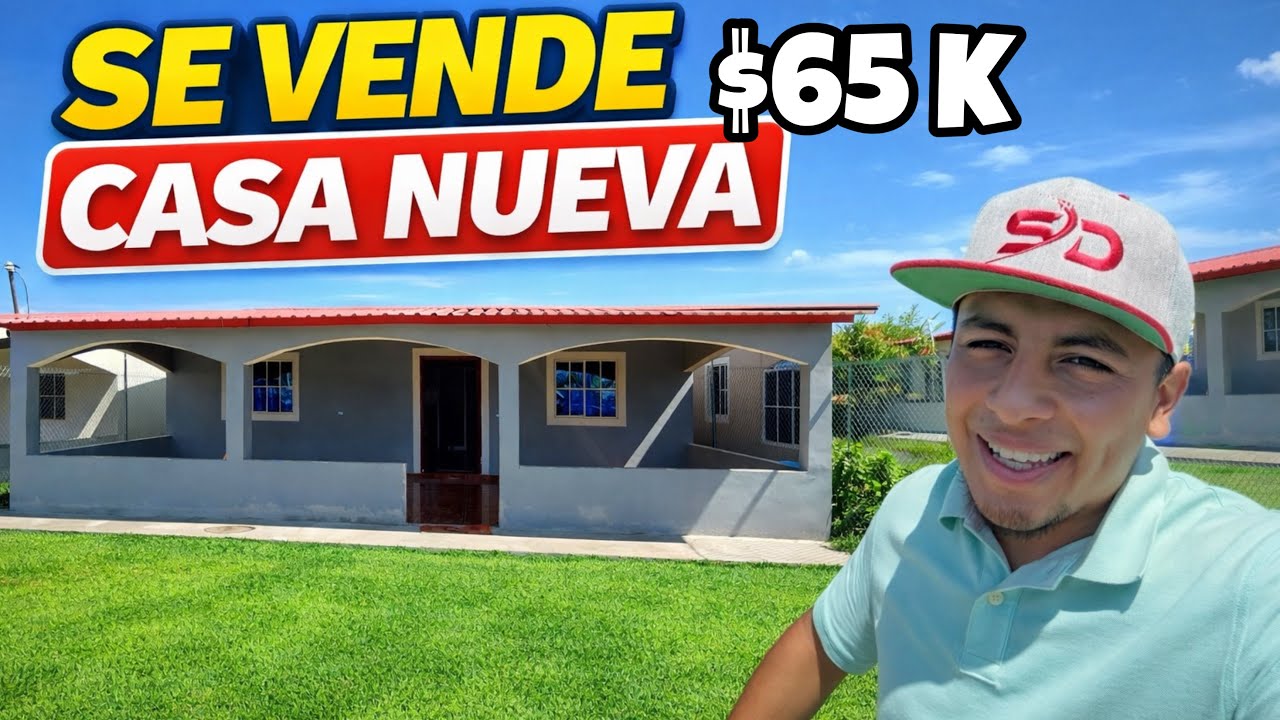 Se VENDE CASA NUEVA A BUEN PRECIO $65 mil Dólares 💵 *Aprovecha, Cachada que no hay todos los días.