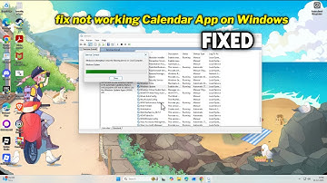 (FIXED) not working Calendar App on Windows
