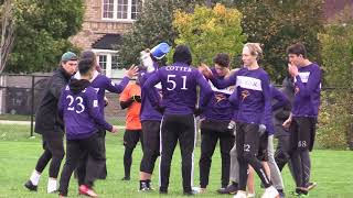 Laurier vs McMaster A – 2018 Canadian University Ultimate Championships