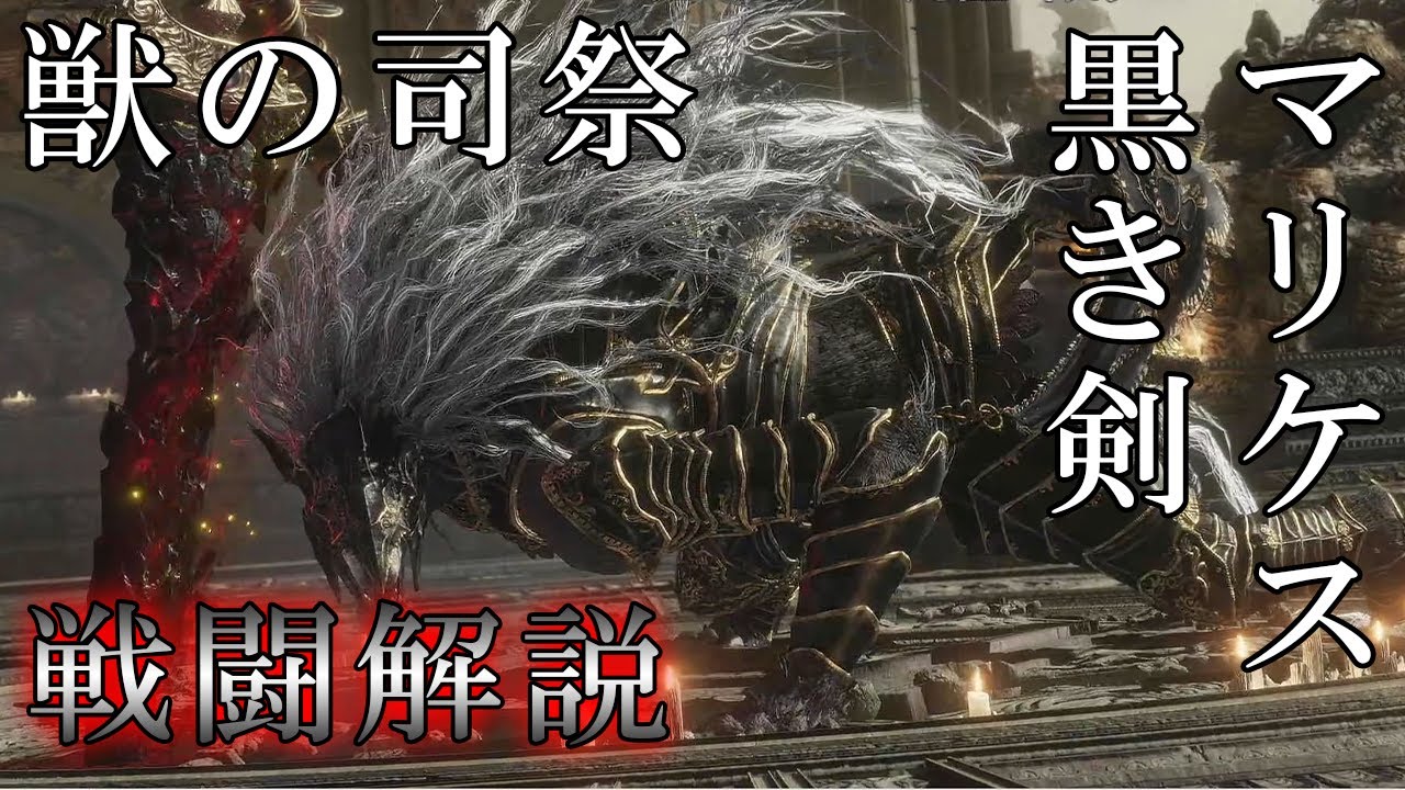 ボス戦解説】強敵！獣の司祭 黒き剣マリケスのモーション攻撃パターン