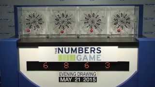Evening Numbers Game Drawing: Thursday, May 21, 2015