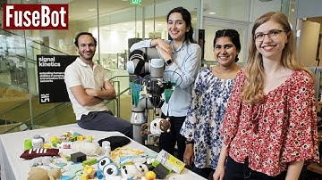 Robot overcomes uncertainty to retrieve buried objects | FuseBot: RF-Visual Mechanical Search