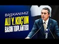 Başkanımız Ali Y. Koç'un Basın Toplantısı image