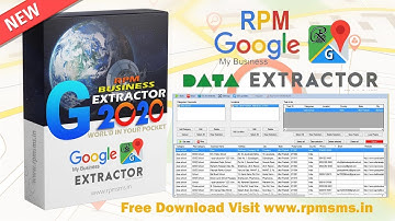 Rpm G Business Extractor  Tutorial | Google data Extractor | RPMSMS