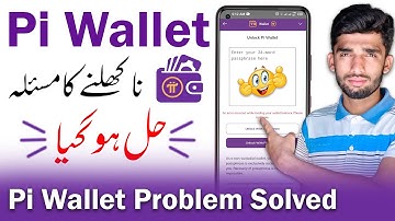 An error occurred while loading your Wallet Balance please try again | Pi Wallet Problem solved