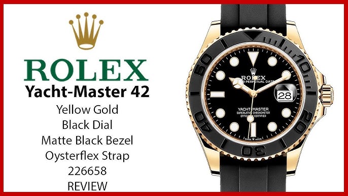 Rolex NEW 2023 Yacht-master 42 18KT Yellow Gold 226658