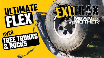 Unstoppable 4x4ing with Exitrax Recovery Boards: Ultimate Flex over Tree Trunks and Rocks!
