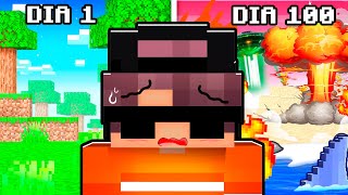 We Survived 100 Days Of Natural Disasters In Minecraft Pathomc