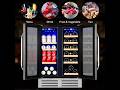24” Dual Zone Wine & Beverage Refrigerator Review 🍷 Best Built In Cooler for Bottles & Cans 18 Bott