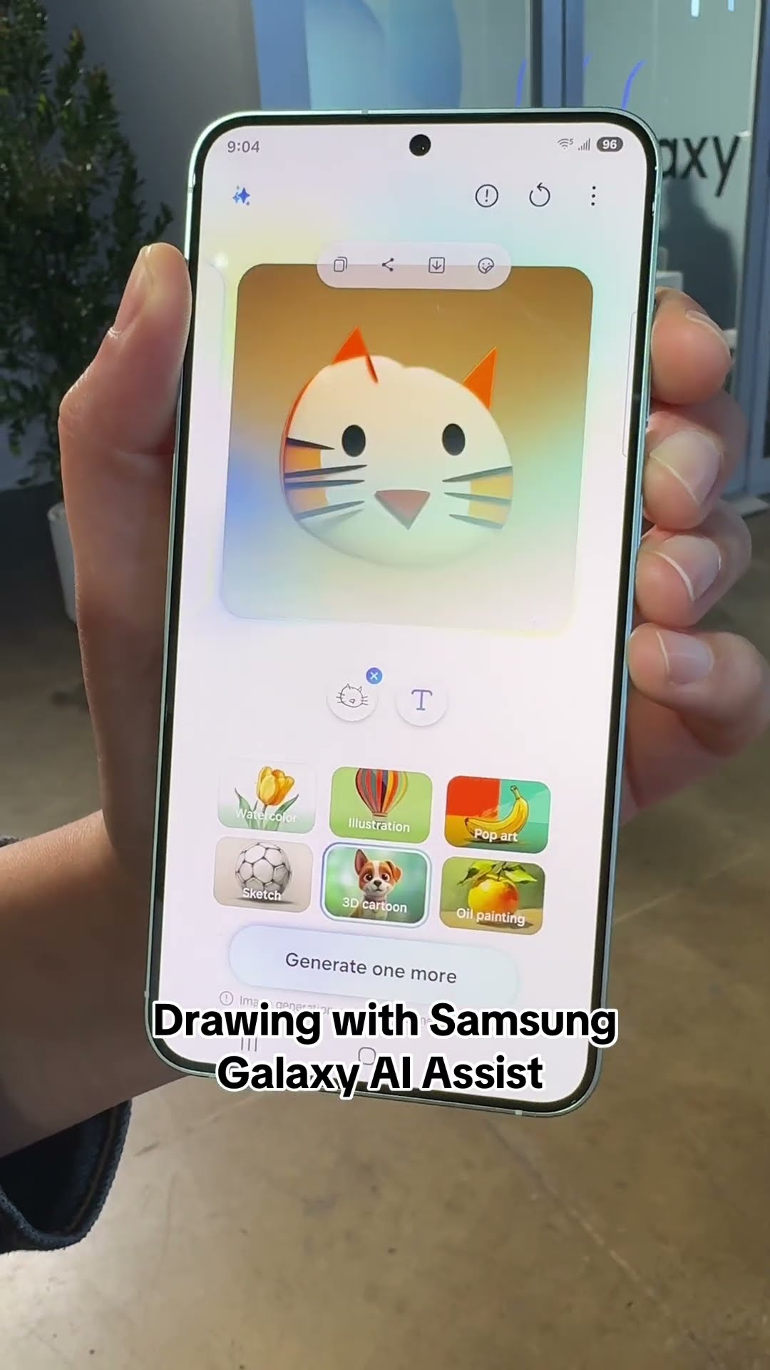 Drawing with Galaxy AI Assist