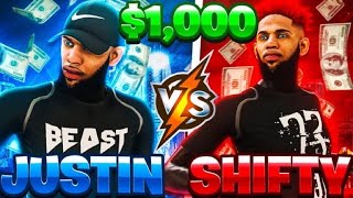 Justin challenged me to $1,000 wager I accepted ... NBA 2k21 ( current gen )