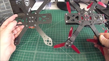 Comparison of the Martian II VS Alien / Rotor Riot RR5 Frame