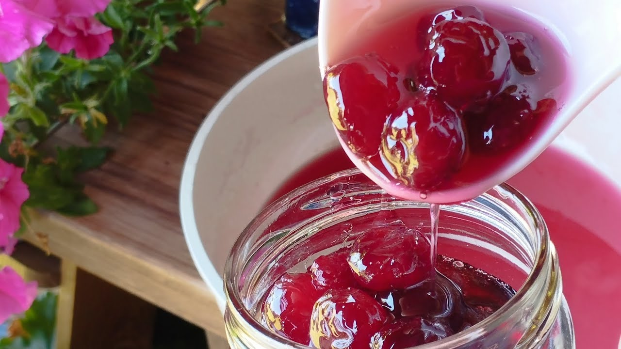 Γλυκό Κουταλιού Κεράσι, Χωρίς Λεμόνι, Χωρίς Ξινό, Χωρίς Ασβέστη!!🍒 Μόνο 10' Βράσιμο!🍒