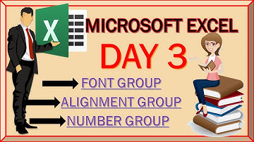 EXCEL DAY 3|| FONT FORMATTING||ALIGNMENT||NUMBER GROUP
