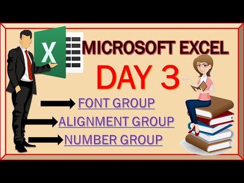 EXCEL DAY 3|| FONT FORMATTING||ALIGNMENT||NUMBER GROUP