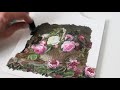 Decoupage y cortina sencilla con estarcido (stencil) - Manualidades - DIY