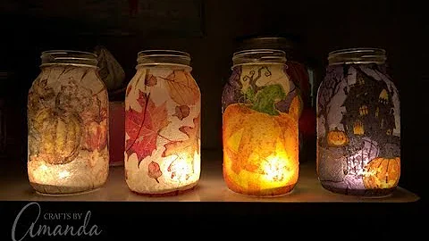 Fall Napkin Luminaries