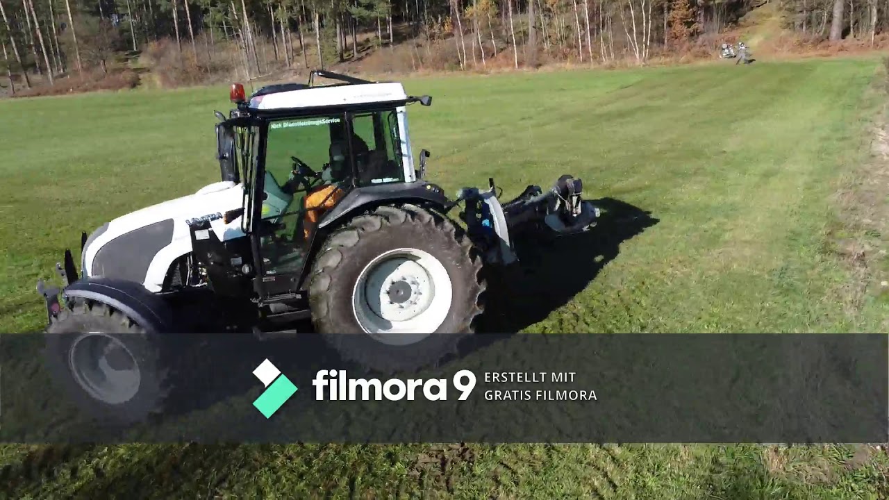 Valtra a 93 mit Jansen Mulcher