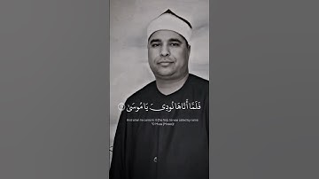 فَلَمَّا أَتَاهَا نُودِيَ يَا مُوسَىٰ | محمد الليثي مقام البيات | سورة طه