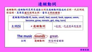 英文基礎文法36 - 連綴動詞(Basic English Grammar - Linking ...