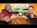 Chicken Enchiladas + Tacos [MUKBANG]