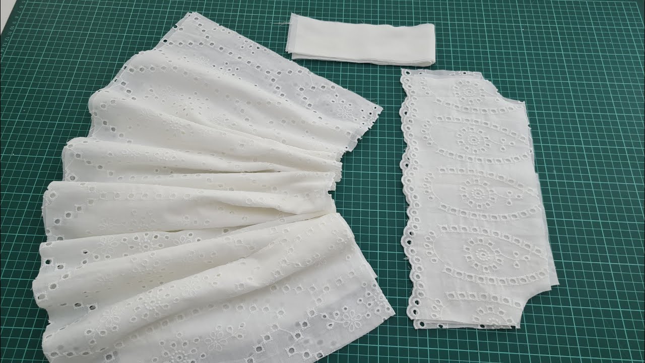 Очень милое платье для 1-летнего ребенка / Легкое летнее платье на подтяжках для кройки и шитья