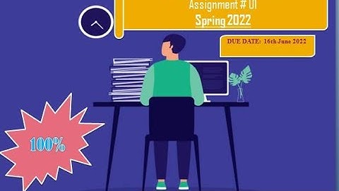 CS302 ASSIGNMENT 1 SOLUTION 100% ACCURATE  2022 BY WAQAS AHMAD