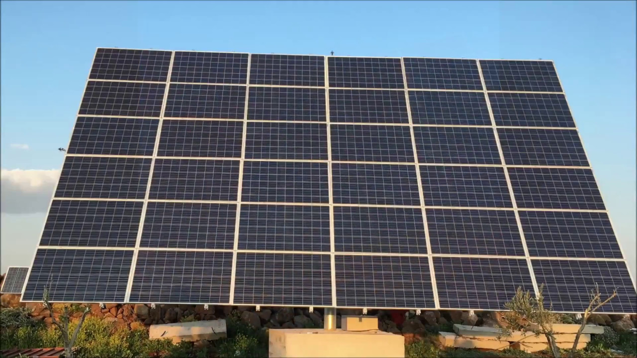 DEGER 6000NT Dual Axis Solar Tracker for Agricultural Irrigation in Gaziantep/Turkey