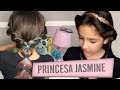 PENTEADO PRINCESA JASMINE | PRINCESS JASMINE HAIRSTYLE