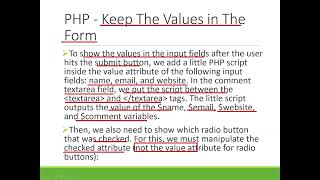 Topic 5 - Part 3 - PHP 7