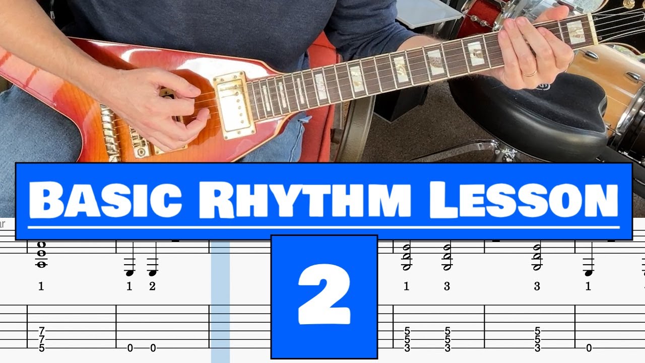 Rhythm Guitar for the Complete Beginner - Whole and Half Notes - YouTube