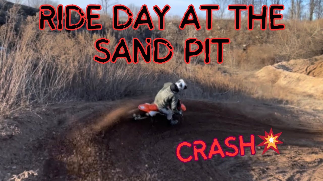 Ride day at the sand pit - YouTube