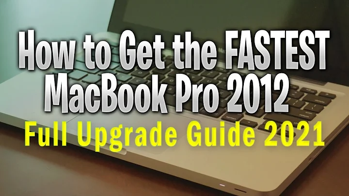 The Fastest 2012 MacBook Pro ever in 2021! How to Upgrade, BEST method!