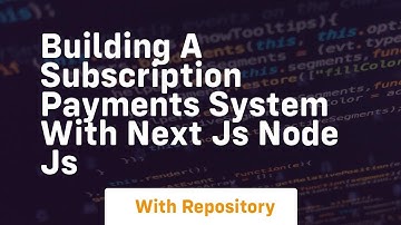 building a subscription payments system with next js node js