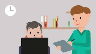 Hospital complaint management Animation video screenshot 4