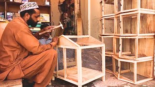Amazing Skills of Making Beautiful Wooden Bird Cage| How To Make Beautiful Wooden Cage For Birds DIY