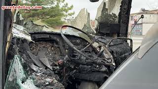 Alevler Otobüsü Saniyeler Içinde Yok Etti