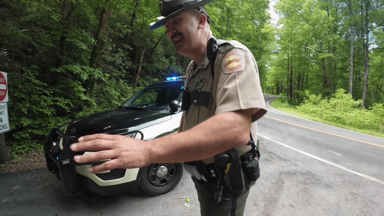 NICEST COP @ Tail of the Dragon - Pulled Over on Supermotos