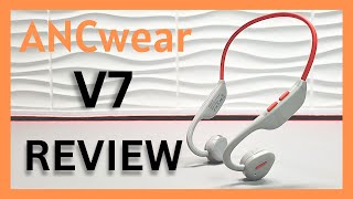 ANCwear V7 Open-Ear TWS Headset Review + Audio/Mic Test