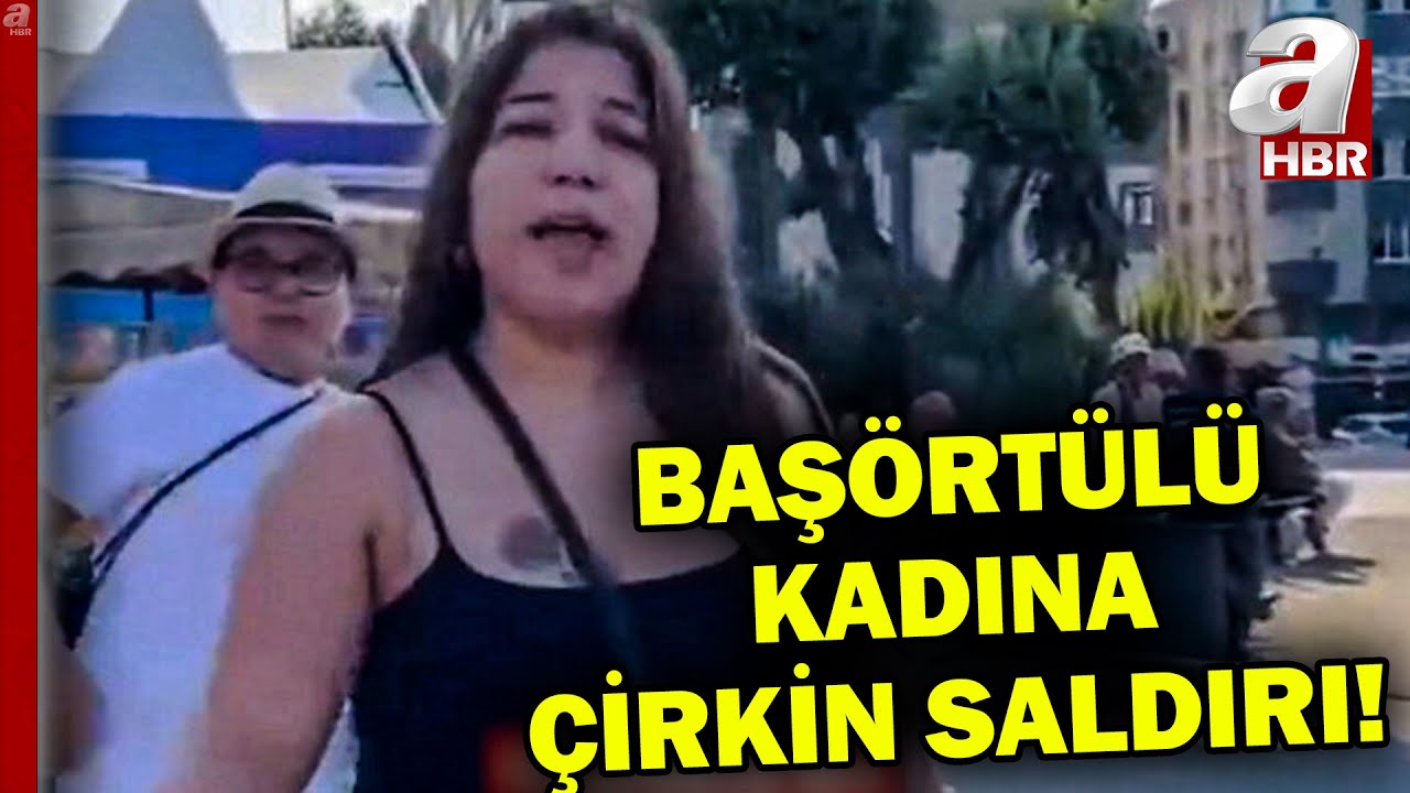 Ümraniye'de başörtülü kadına çirkin saldırı! | A Haber
