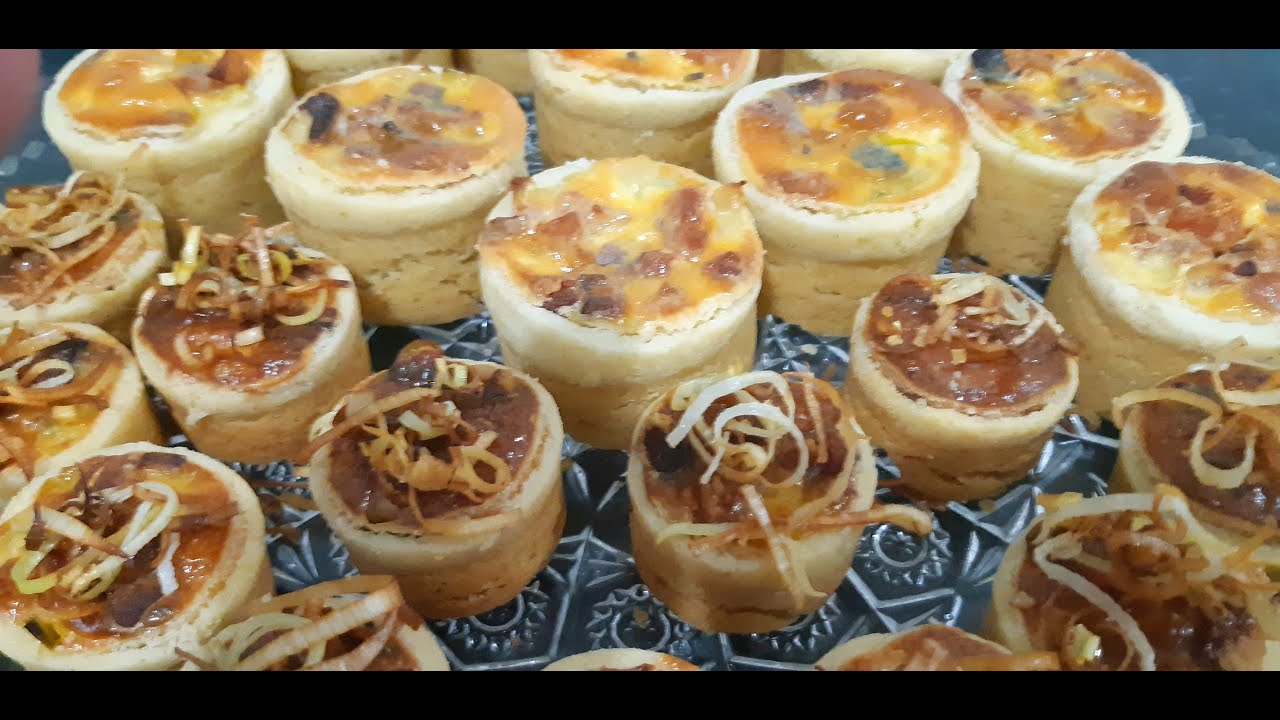 Quiche de Alho Poró com Bacon - Aula Completa