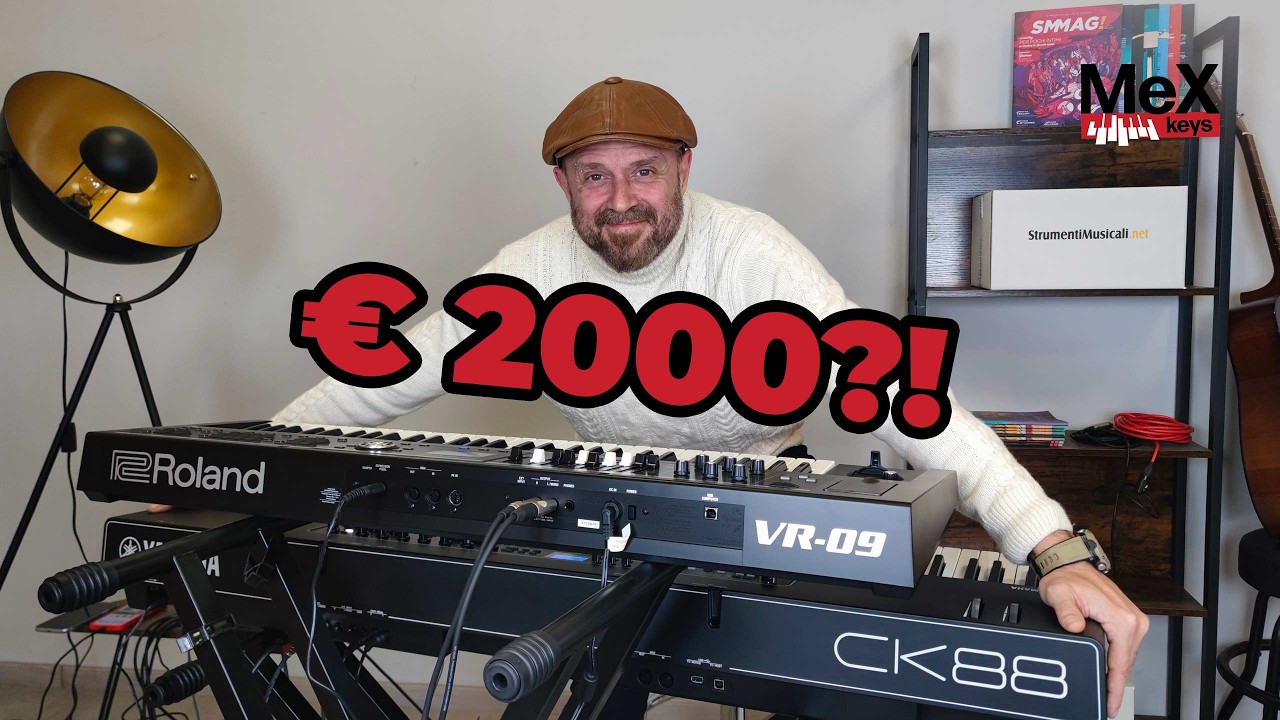 Setup da PALCO con € 2000! Roland VR-09B + Yamaha CK88 | StrumentiMusicali.net